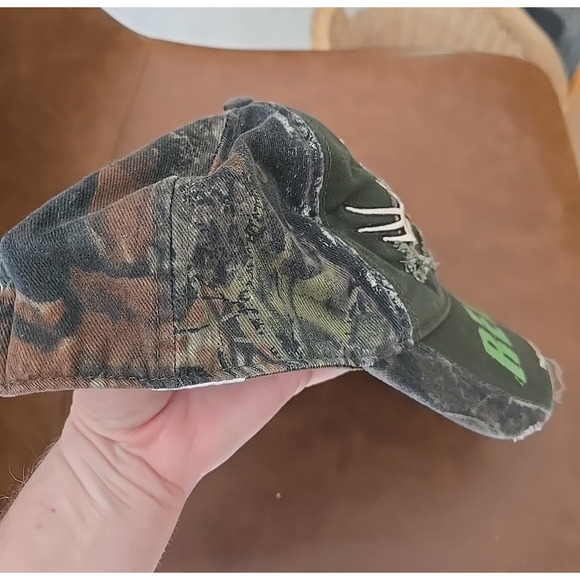 Buck Wear Green Camo Adjustable Outdoor Hunting Baseball Cap Youth One Size - Picture 2 of 6